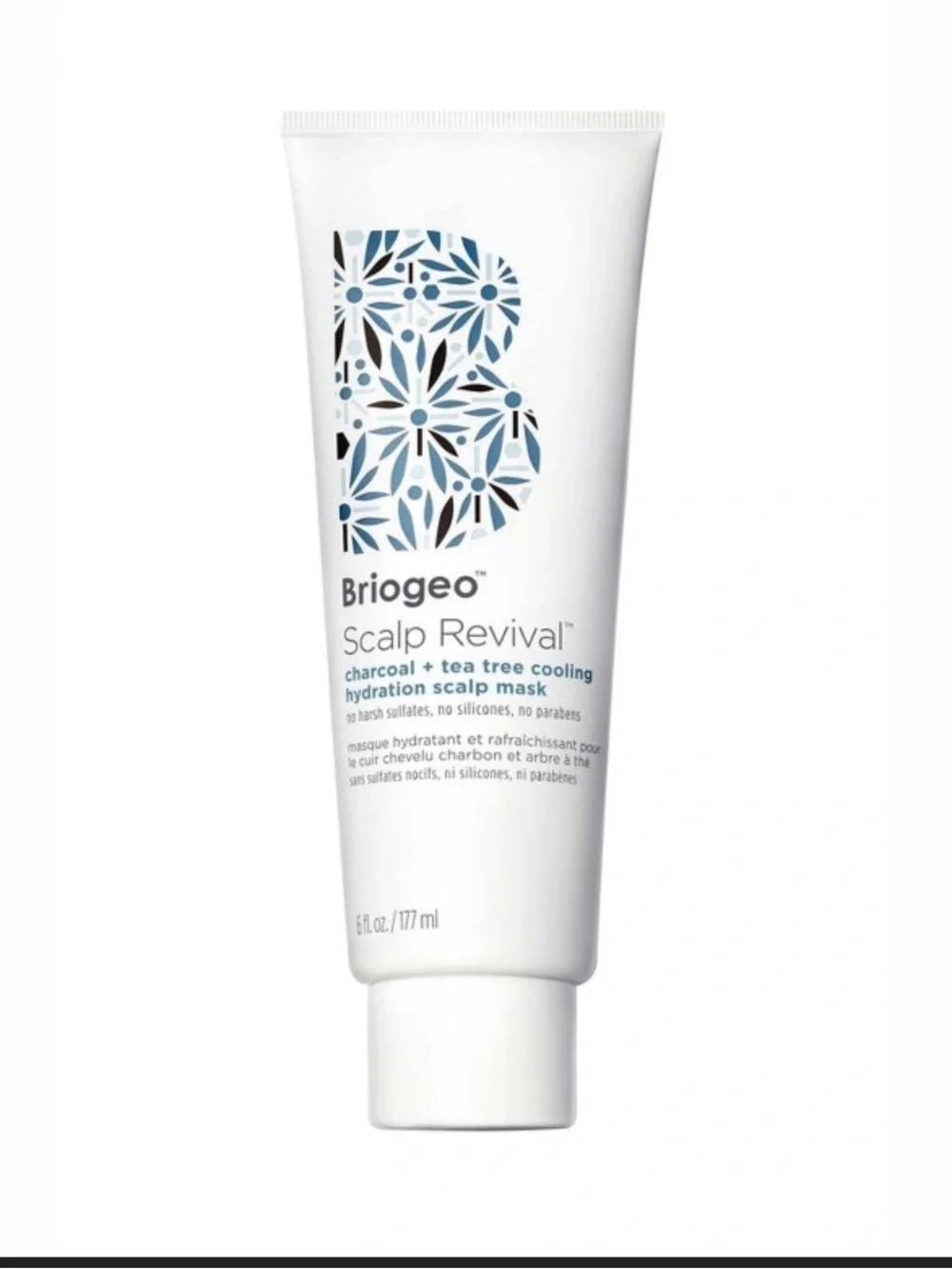 New Briogeo Scalp Revival Charcoal Mask with Tea Tree Oil Brand New Sealed 6 oz